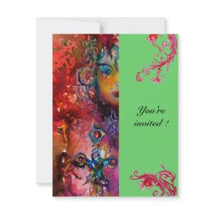 EXCALIBUR , bright red ,pink blue green