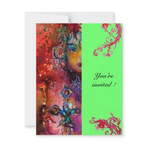 EXCALIBUR , bright red ,pink blue green