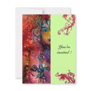 EXCALIBUR , bright red ,pink blue green
