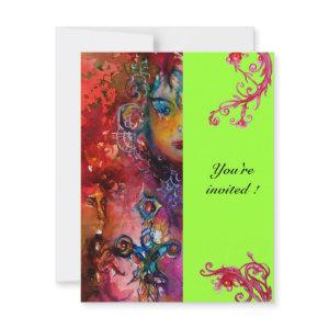 EXCALIBUR , bright red ,pink blue green