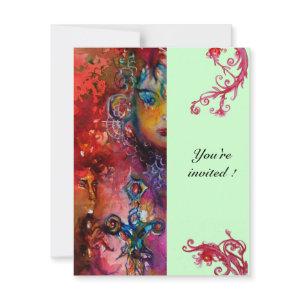 EXCALIBUR , bright red ,pink blue green