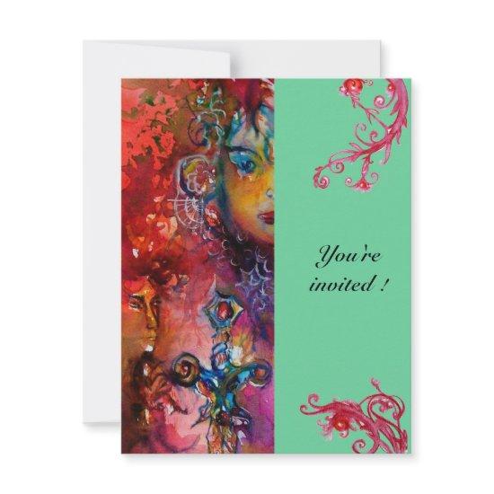 EXCALIBUR , bright red ,pink blue green
