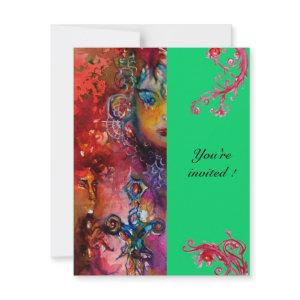 EXCALIBUR , bright red ,pink blue green