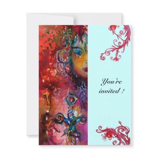 EXCALIBUR , bright red ,pink blue