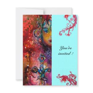EXCALIBUR , bright red ,pink blue