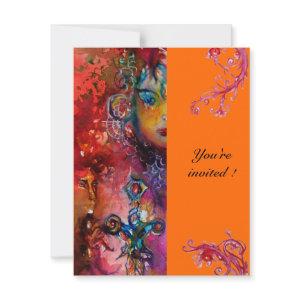 EXCALIBUR , bright red ,pink blue orange