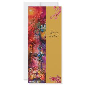 EXCALIBUR , bright red ,pink blue yellow