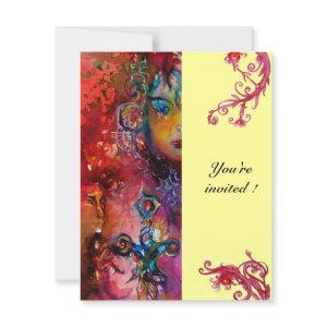 EXCALIBUR , bright red ,pink blue yiellow