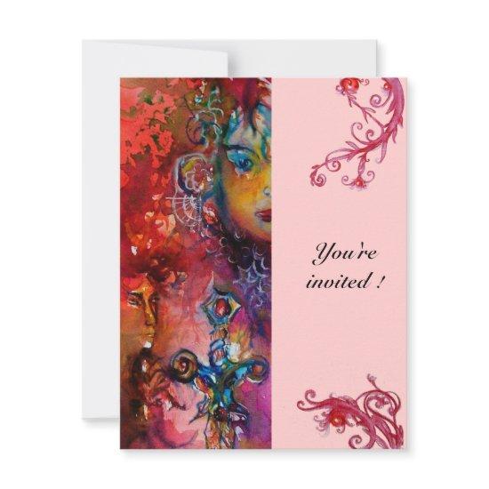 EXCALIBUR , bright red ,pink