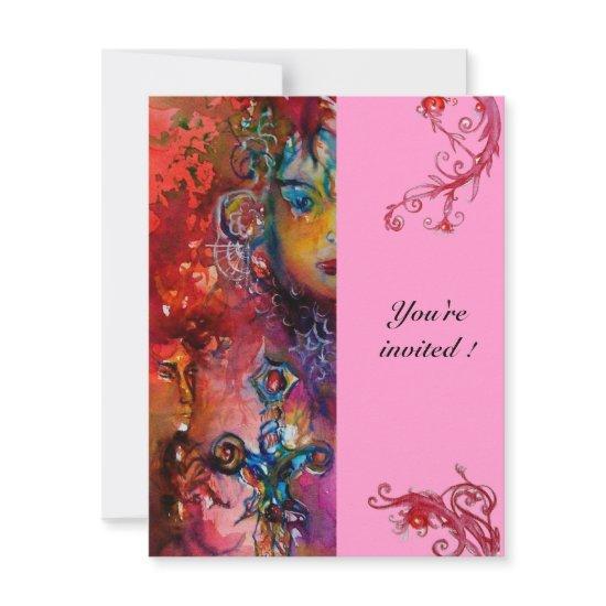 EXCALIBUR , bright red ,pink