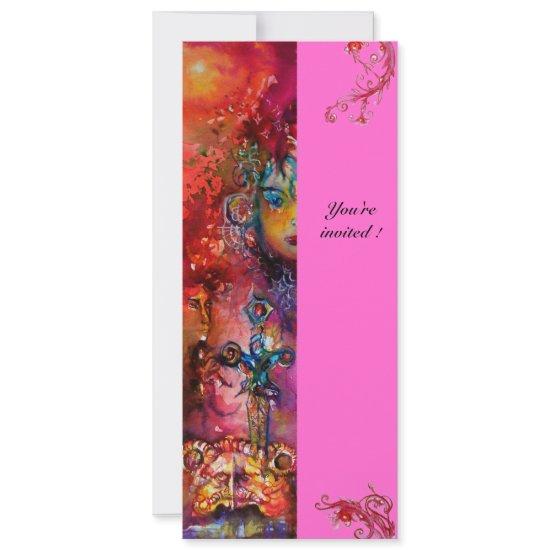 EXCALIBUR , bright red ,pink violet