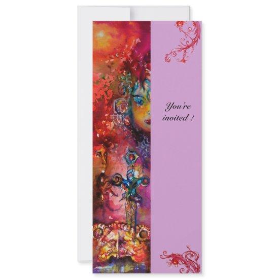 EXCALIBUR , bright red ,pink violet