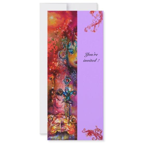 EXCALIBUR , bright red ,pink violet