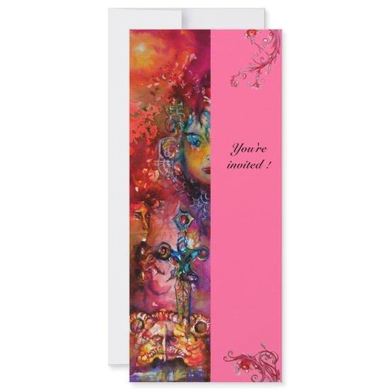 EXCALIBUR , bright red ,pink violet