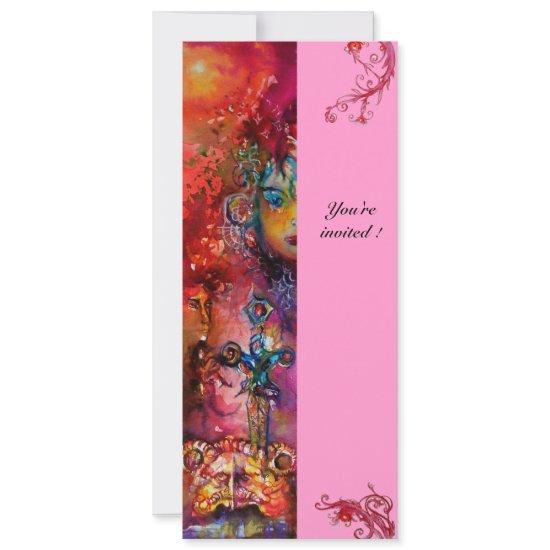 EXCALIBUR , bright red ,pink violet