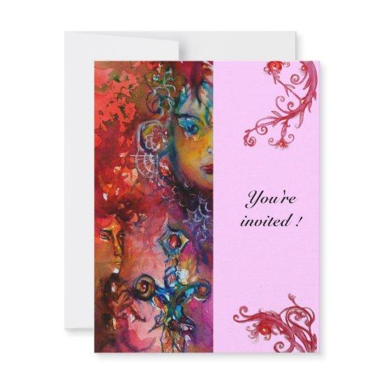 EXCALIBUR , bright red pink violet