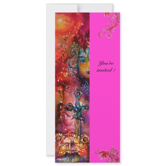 EXCALIBUR , bright red ,pink violet