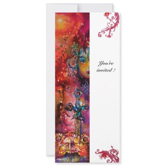 EXCALIBUR , bright red ,white