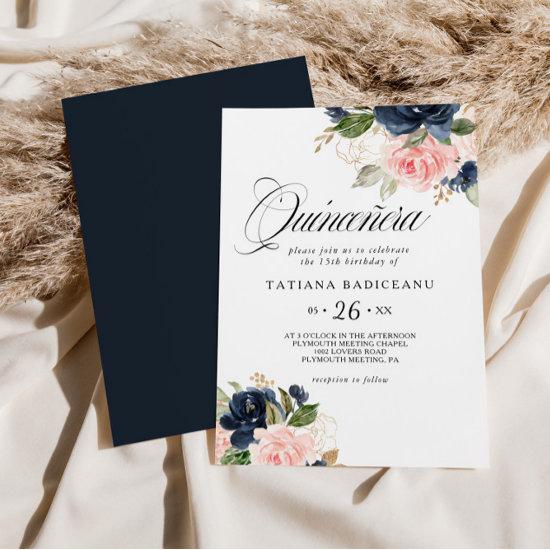 Exquisite Fall Floral Quinceañera Birthday Party