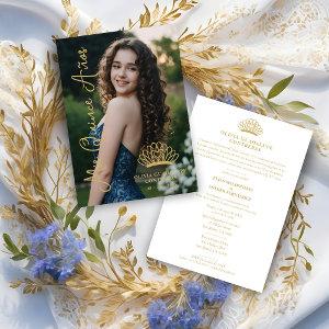Exquisite Spanish Princess Crown Quinceañera Photo