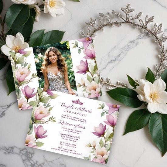 Exuberant Lovely Spring Magnolia Frame Garlands