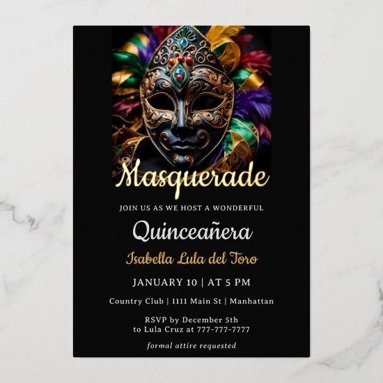 Fabulous Masquerade Birthday Foil