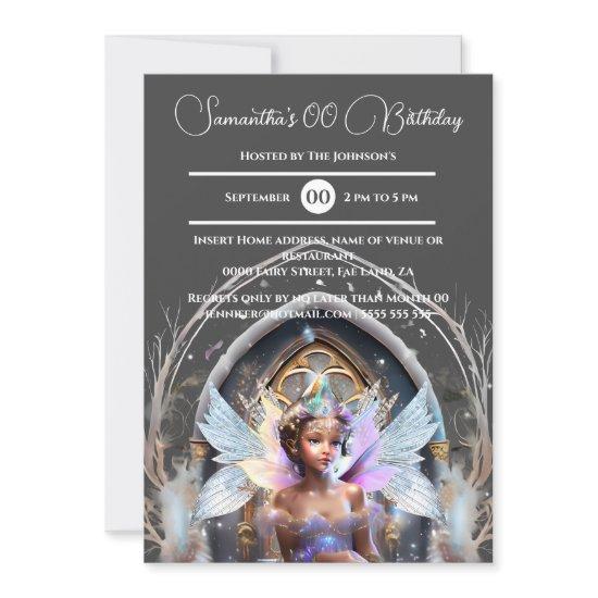 Fairy ice princess pink glitter wings magical AGE