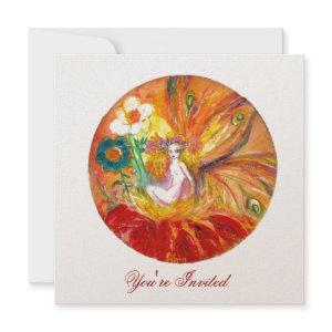FAIRY OF THE FLOWERS champagne metallic red yellow
