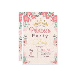 Fairy Princess 1st Birthday Floral Birthday