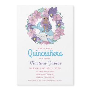 Fairy Tale Mermaid Quinceañera 15th Birthday Magnetic