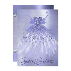 Fairy Wing Lavender Gown | Purple Iridescent Sheen