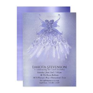 Fairy Wing Lavender Gown | Purple Iridescent Sheen