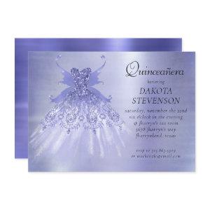 Fairy Wing Lavender Gown | Purple Iridescent Sheen