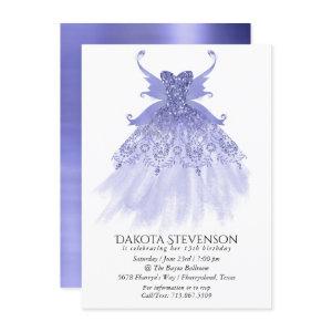 Fairy Wing Lavender Gown | Purple Iridescent Sheen