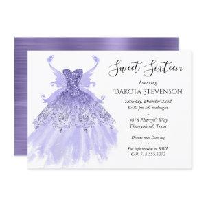 Fairy Wing Lavender Gown | Purple Iridescent Sheen