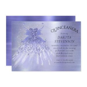 Fairy Wing Lavender Gown | Purple Iridescent Sheen