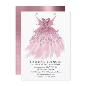 Fairy Wing Mauve Gown | Luxurious Dusty Pink Sheen