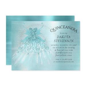 Fairy Wing Mint Gown | Luxe Pearl Green Aqua Sheen