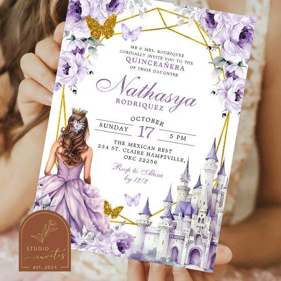Fairytale Gold Purple Mexican Princess Castle
