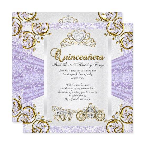 Fairytale Lavender Quinceanera 15th Birthday 2