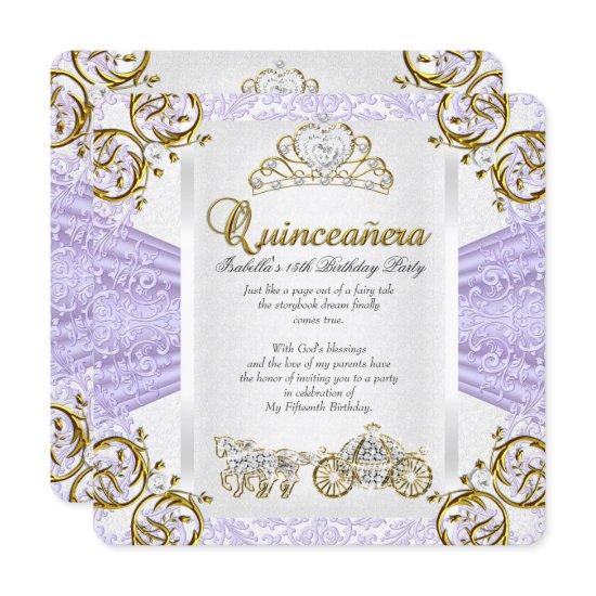 Fairytale Lavender Quinceanera 15th Birthday 2