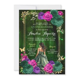 Fairytale Magical Forest Lilac Green Quinceañera