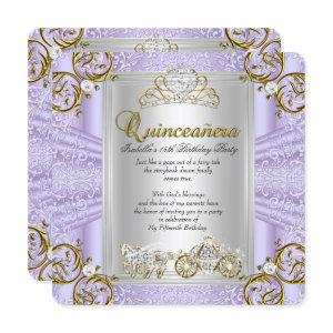 Fairytale Quinceanera 15th Birthday Lavender
