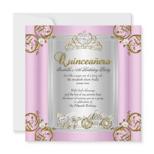 Fairytale Quinceanera 15th Birthday Pink