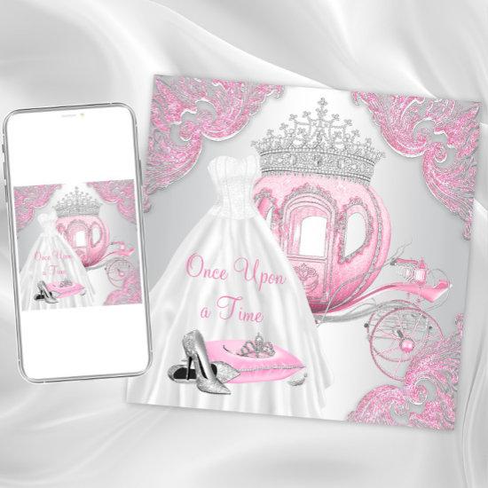Fancy Pink Cinderella Princess Birthday Party