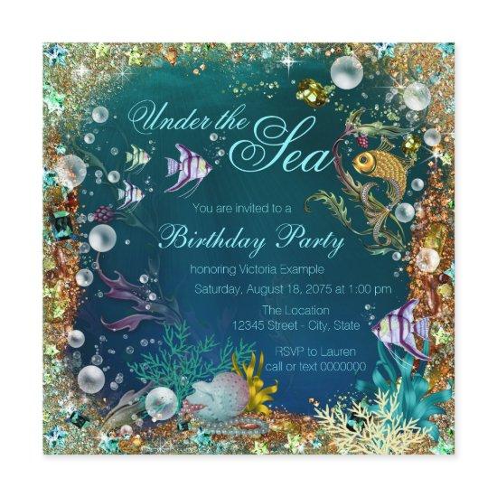 Fancy Under the Sea Birthday Party