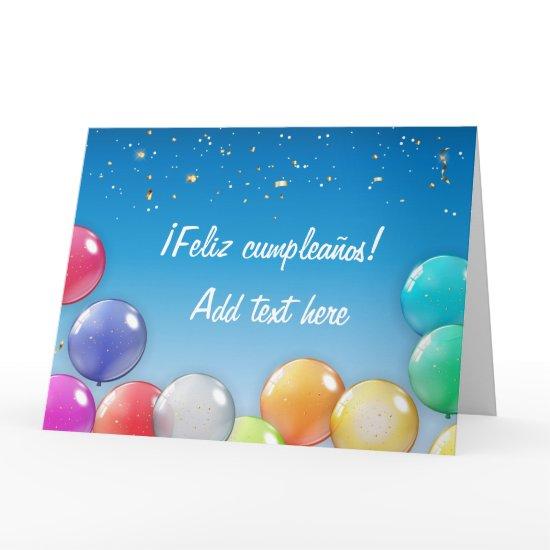 ¡Feliz cumpleaños! Spanish Birthday Card