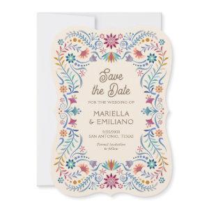 Fiesta Boho Quinceañera Wedding Save the Date