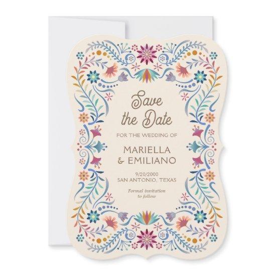 Fiesta Boho Quinceañera Wedding Save the Date