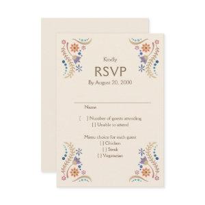 Fiesta Boho Wedding Quinceañera RSVP